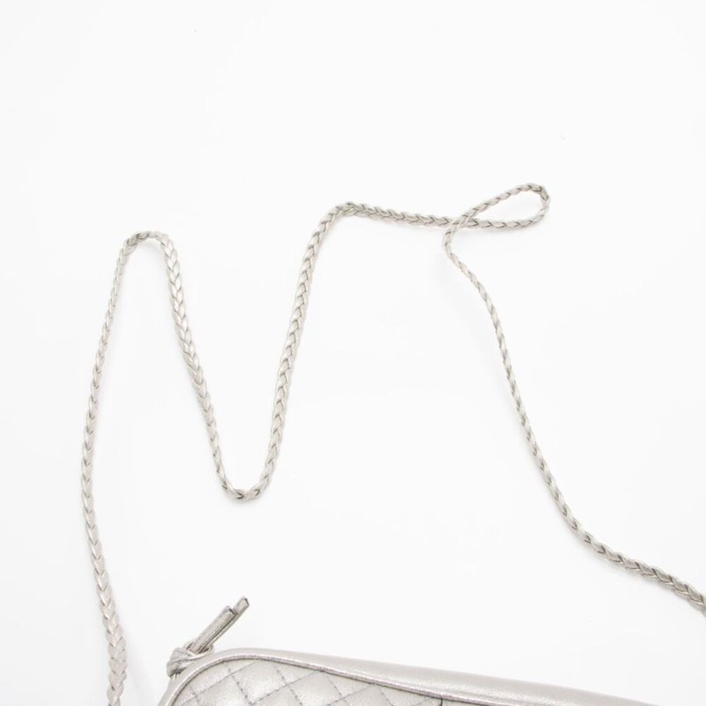 Gucci Metallic Quilted Leather Web Trapuntata Small Shoulder Bag - Picture 11 of 12